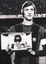 Cruyff avec son ballon d'or