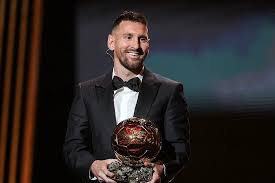 Messi avec le Ballon d'or 2023