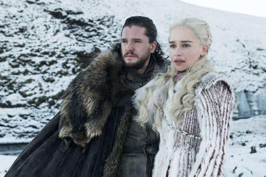 Image de Jon Snow & Daenerys dans la saison 8 de Game Of Thrones