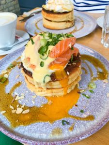Pancake Benedict au saumon