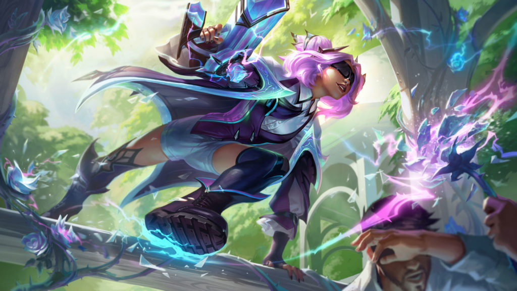 champion zeri skin rose de crystal