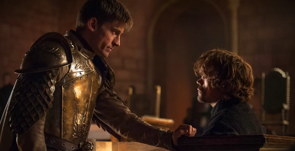 Image de Tyrion & Jaime Lannister dans la saison 4 de Game of thrones