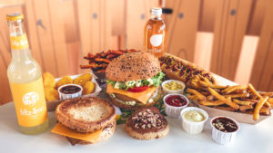 Burger de "Velicious Burger"